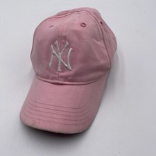 New York Yankees Infant Girls Hat PINk 47 Brand Adjustable Baseball Hat Cleaned
