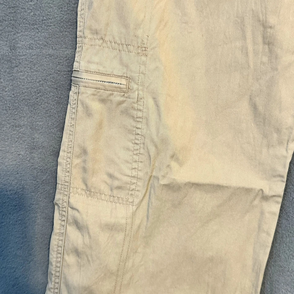 Pantalones informales Metro 7 Missy 100 % algodón bordados para mujer talla 6 primavera ligera Foto 4 de 4