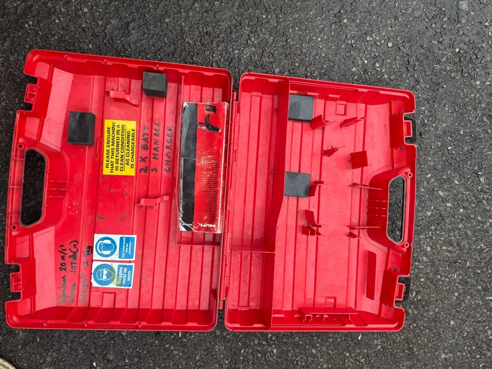 ⭐ HILTI WSR ORIGINAL CARRY CASE EMPTY PLASTIC RECIP  FREE UK POSTAGE⭐ - Image 4 of 4