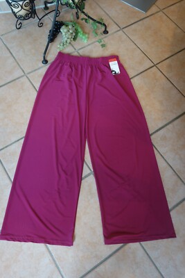MAGNA Marlene Hose 60 62 NEU pink fuchsia Stretch weites Bein LAGENLOOK