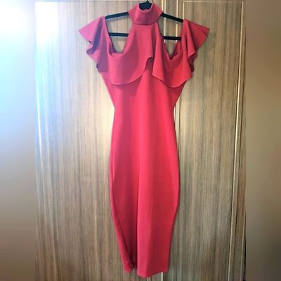 Missguided Halter Bodycon Midi Dress in Burgundy, Size 4 | eBay Missguided Halter Bodycon Midi Dress in Burgundy, Size 4 | eBay