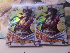 Dracule Mihawk~ One Piece ~ CG-007~ M/NM HOLO Cross Guild 2 Lot