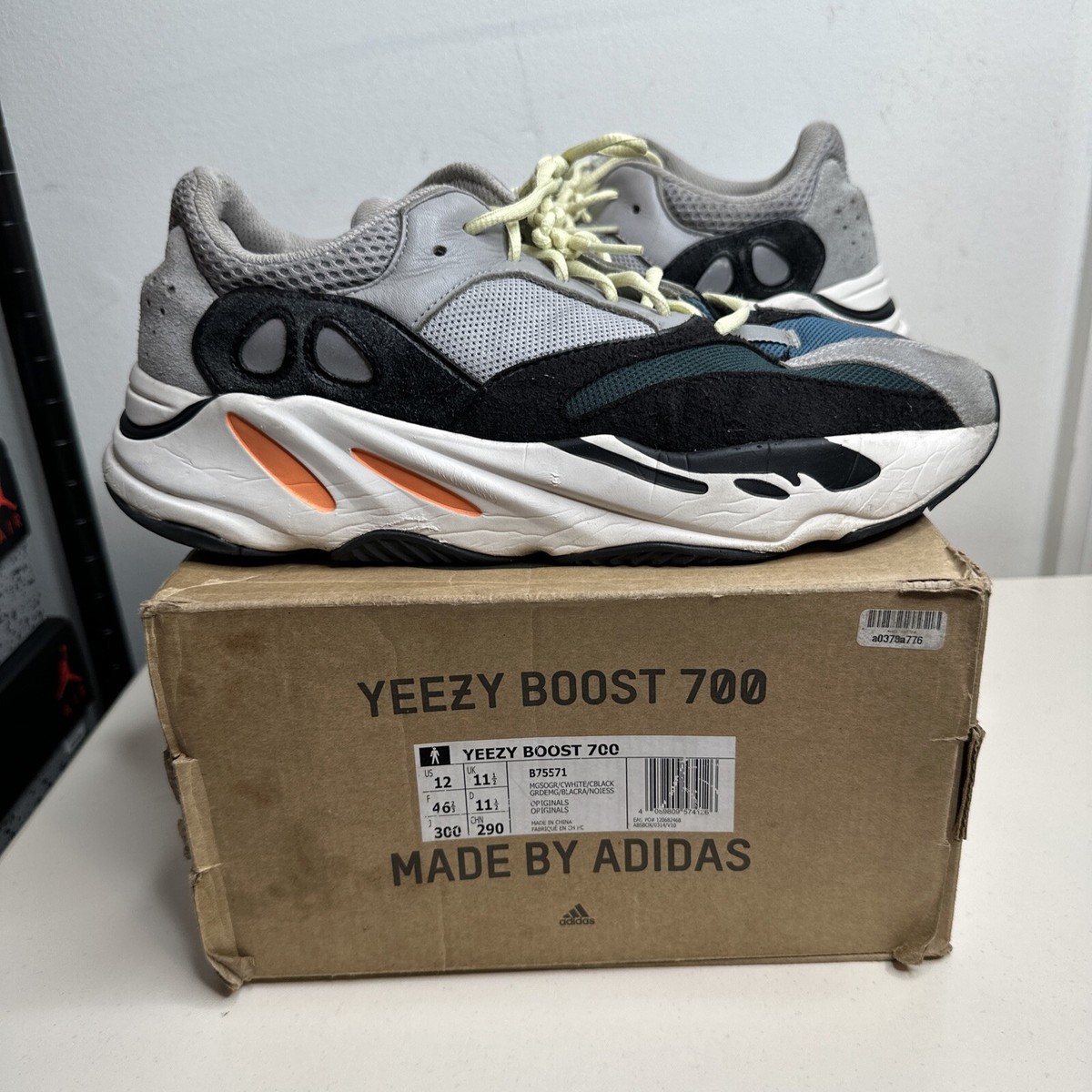Size 12 - Adidas Yeezy Boost 700 Wave Runner With Original