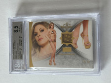 2014 Benchwarmer RYAN SHAMROCK Worn HIGH HEEL Shoe WWE Diva BGS 8.5 Gold Jewel