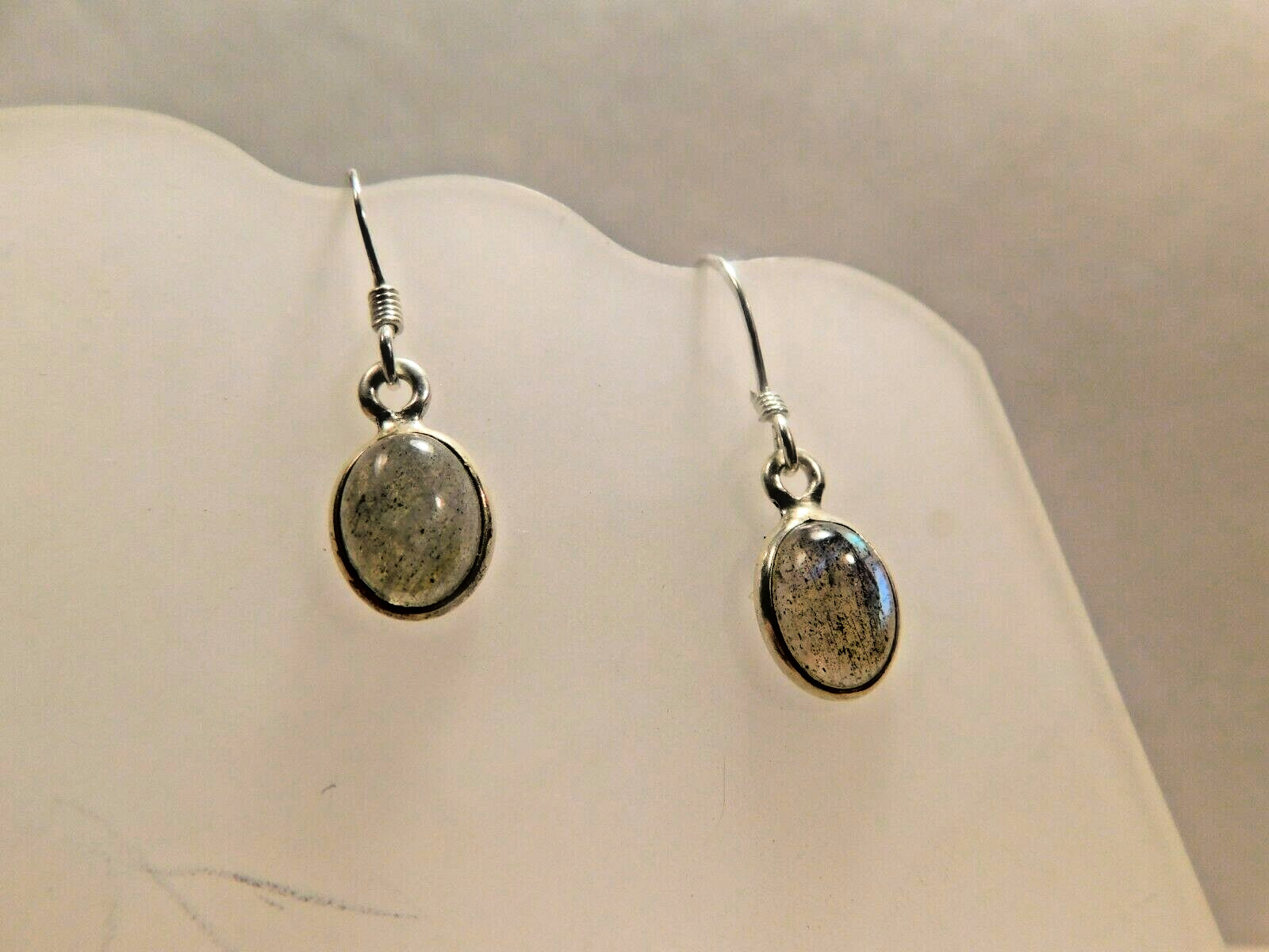 925 Moonstone Crafted Dangle Earrings Solid Sterl… - image 3