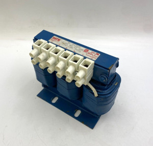 MTE RL-01202 Line Reactor 12 Amp 600V 2.50mH Three Phase 6-Way Terminal Strip