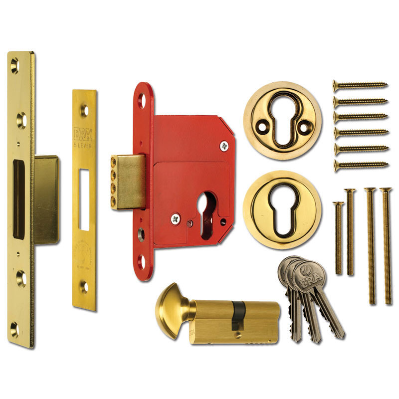 Era Fortress Keyless Egress Dead 76mm PB (333-31)