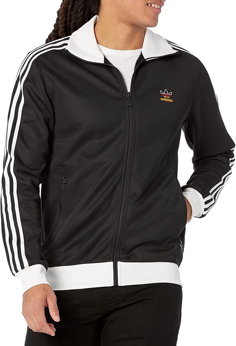adidas Originals Mens M Beckenbauer TrackSuit Jacket & Pants Black White Germany