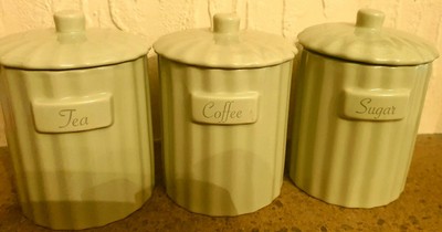dunelm kitchen tea coffee sugar jars
