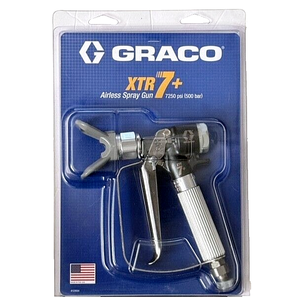 Graco XTR7+ Airless Spray Gun Round Handle 4-Finger Trigger XTR720