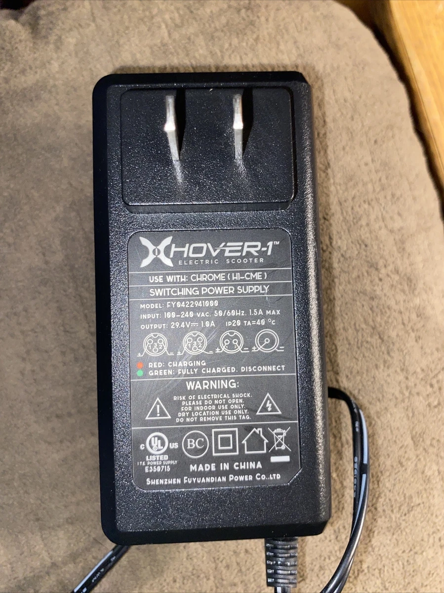 OEM X Hover 1 All Star Hoverboard POWER SUPPLY CHARGER 3 Prong