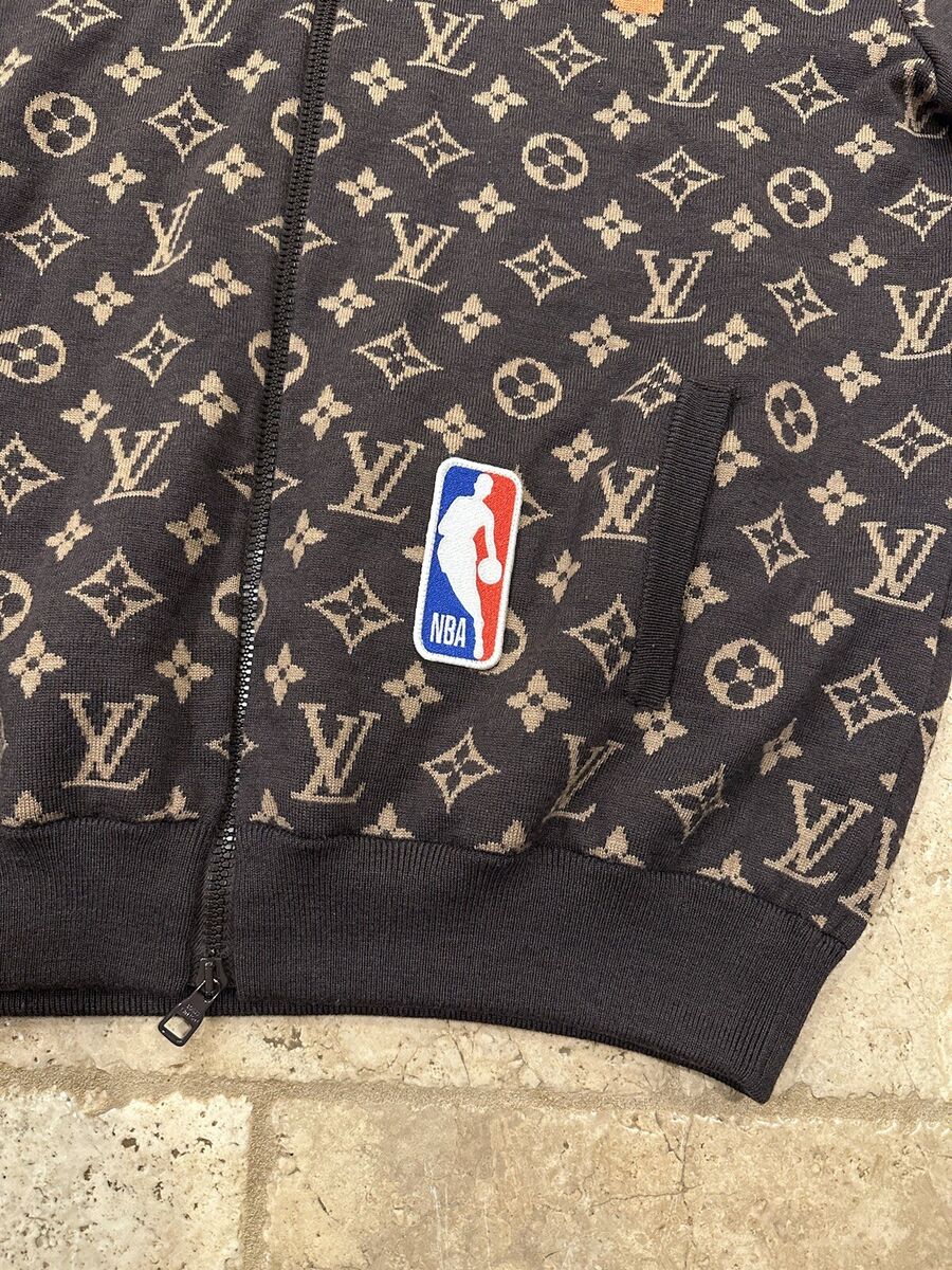 Louis Vuitton x NBA Graphic Blouson Monogram Cardigan Jacket Louis Vuitton x NBA Graphic Blouson Monogram Cardigan Jacket