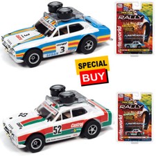 Auto World Xtraction 1975 Ford Rally Escort Combo HO Slot Car