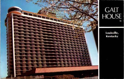 Lousiville, KY Galt House Hotel Postcard Chrome Unposted