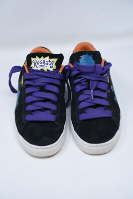 PUMA x Rugrats Jr Suede Black Caribbean Sea Sneakers 383063-01