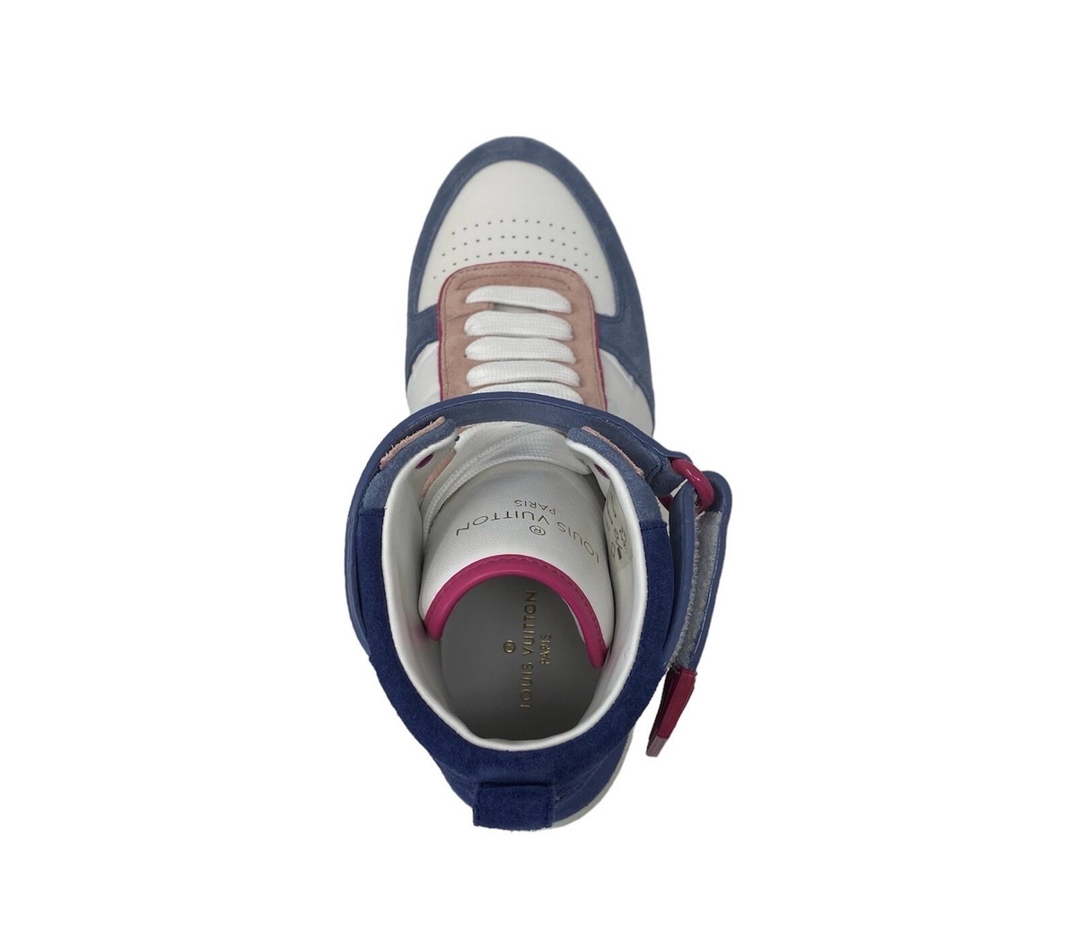 Women's Louis Vuitton Boombox Sneaker | Blue Pink White SZ 9.5| LV
