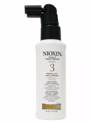 Nioxin Scalp Treatment Fine Hair # 3 Normal to Thin Chemically Treated 1.7 oz