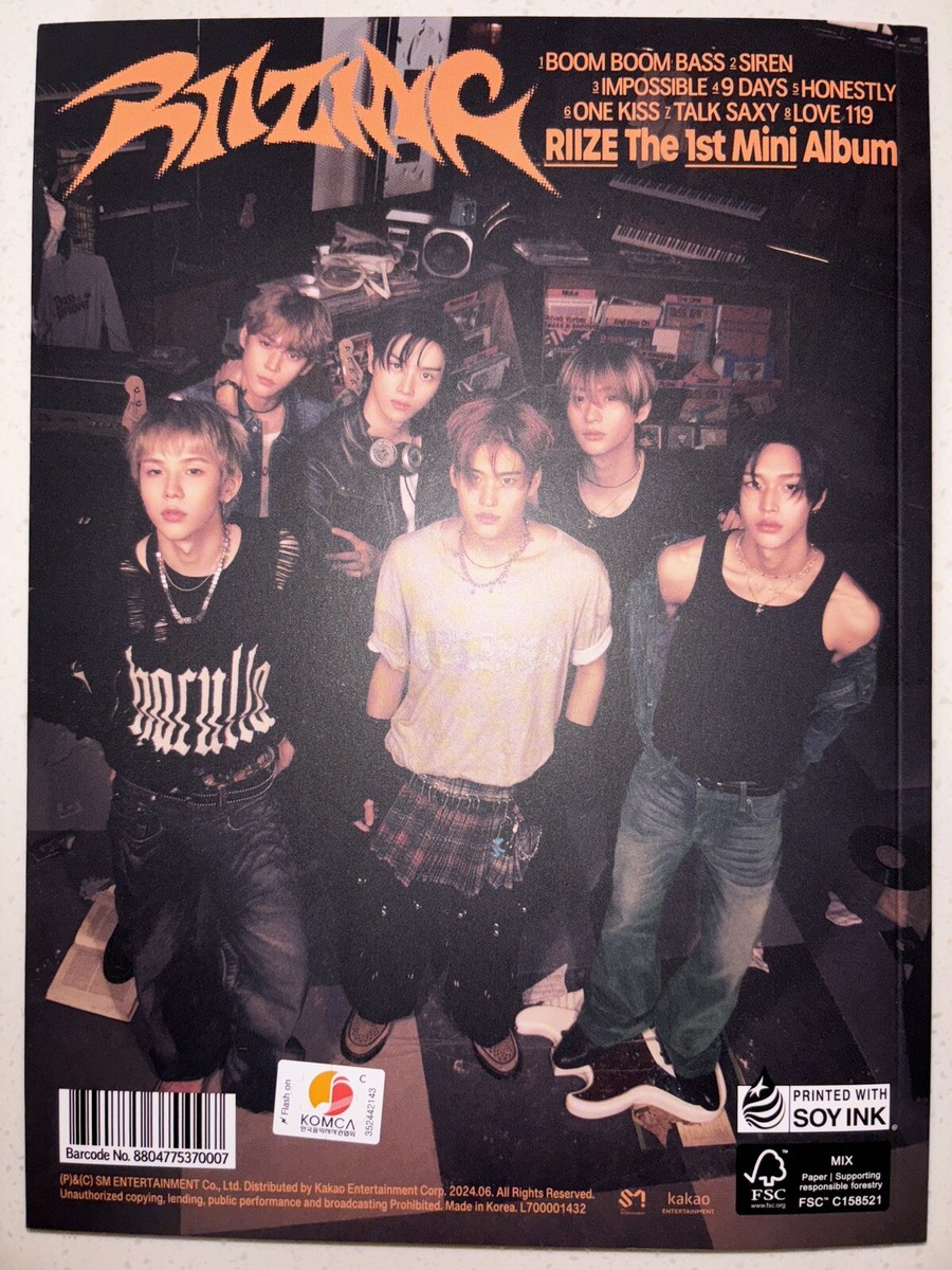 RIIZE [RIIZING] All Member Autographed Signed Album | eBay