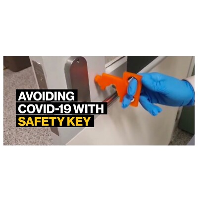 Personalized Clean Key, Door Opener, Button Pusher, Touch Free, Safety Key