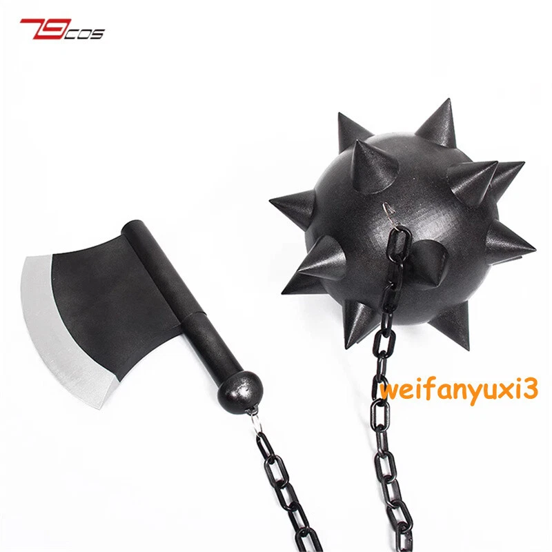 Kimetsu no Yaiba Gyomei Himejima Hacha Encadenada Juegos con disfraces Denom Slayer Arma Accesorios Foto 3 de 4