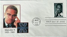 KSC Cachets 3273 Malcom X Black Heritage 