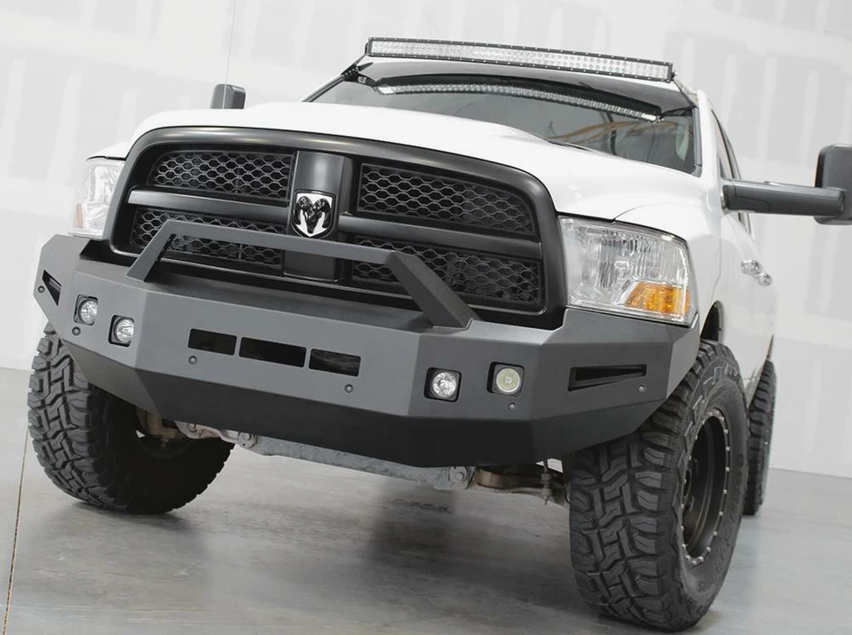 FRONT BUMPER FOR RAM 1500 13-22 ALUMINUM PLATE NO RUST 65% LIGHTER THAN STEEL Foto 4 de 4