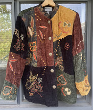 Vintage Beautiful Indigo Moon Sz 50 Jacket