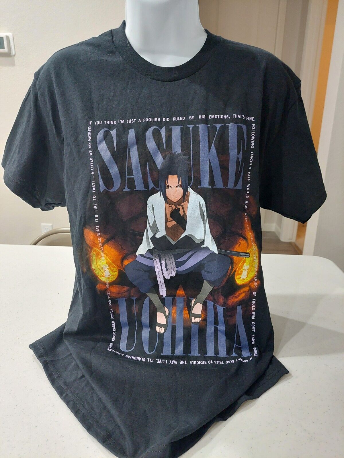 Camisa Naruto Clássico- Sasuke - Color Print