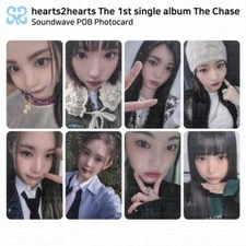 Hearts2Hearts H2H The 1st Single Album The Chase Soundwave POB Photocard KPOP