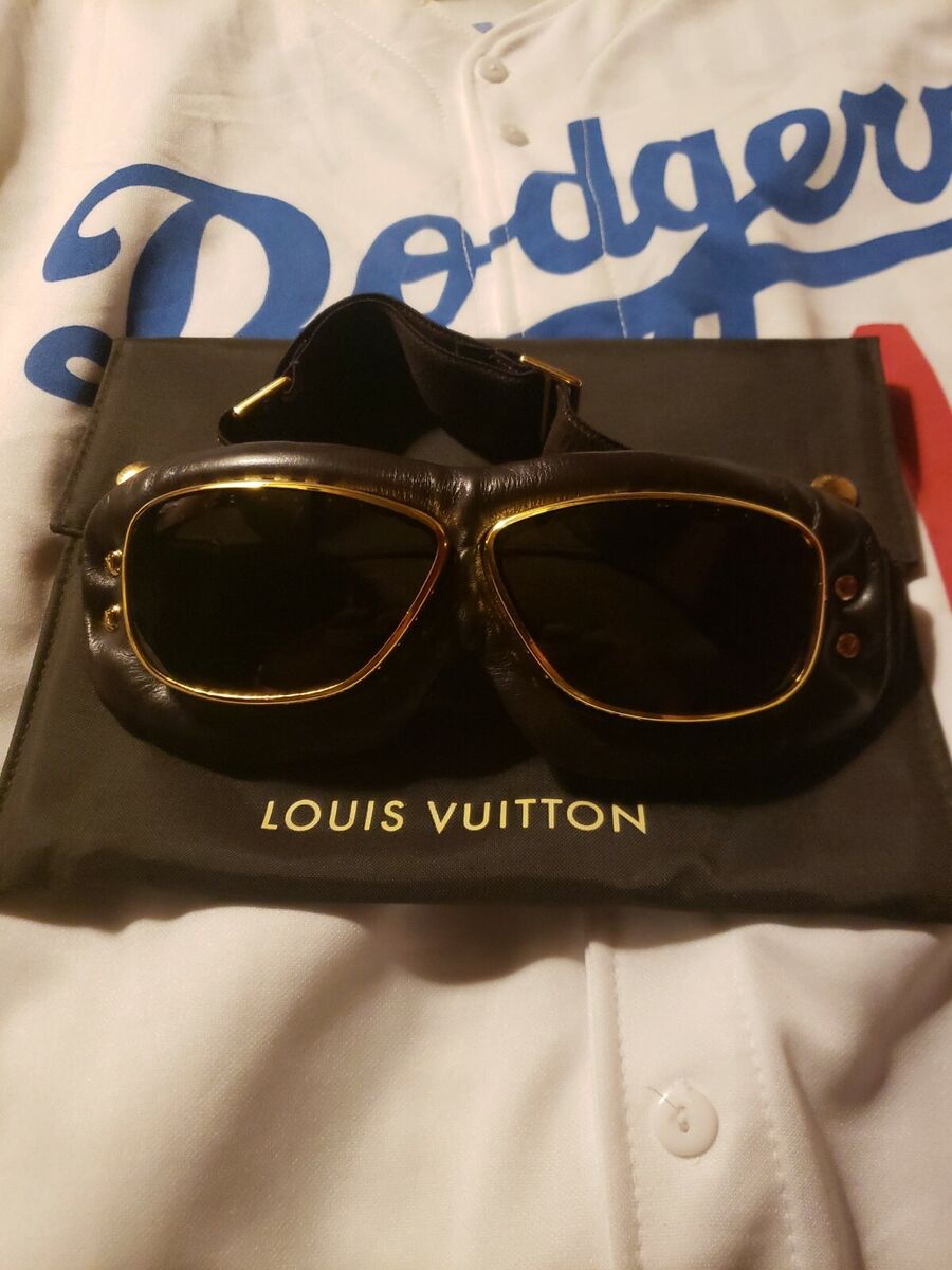 Mens Louis Vuitton Driving Goggles-China Run(100%Authentic, Extremely Rar) glasses