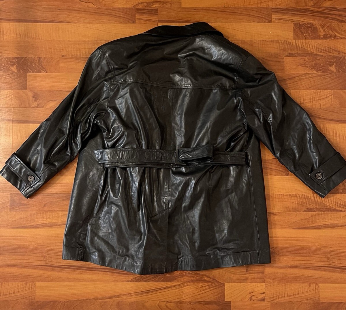 ZILLI メンズ　レザーロングコート　希少 Rare Zilli Soft Leather Jacket Removable Sleeve Men's Size 52 | eBay