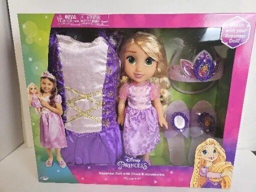 open lace back dress Disney Rapunzel & Pascal Doll Set – Top Shop Premier Maltby main image 0