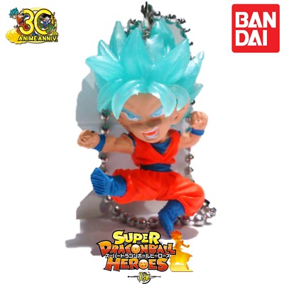 GASHAPON BANDAI DRAGON BALL Z SUPER HEROES SCHLÜSSELANHÄNGER UDM THE BEST 22 GOKU SSGOD.
