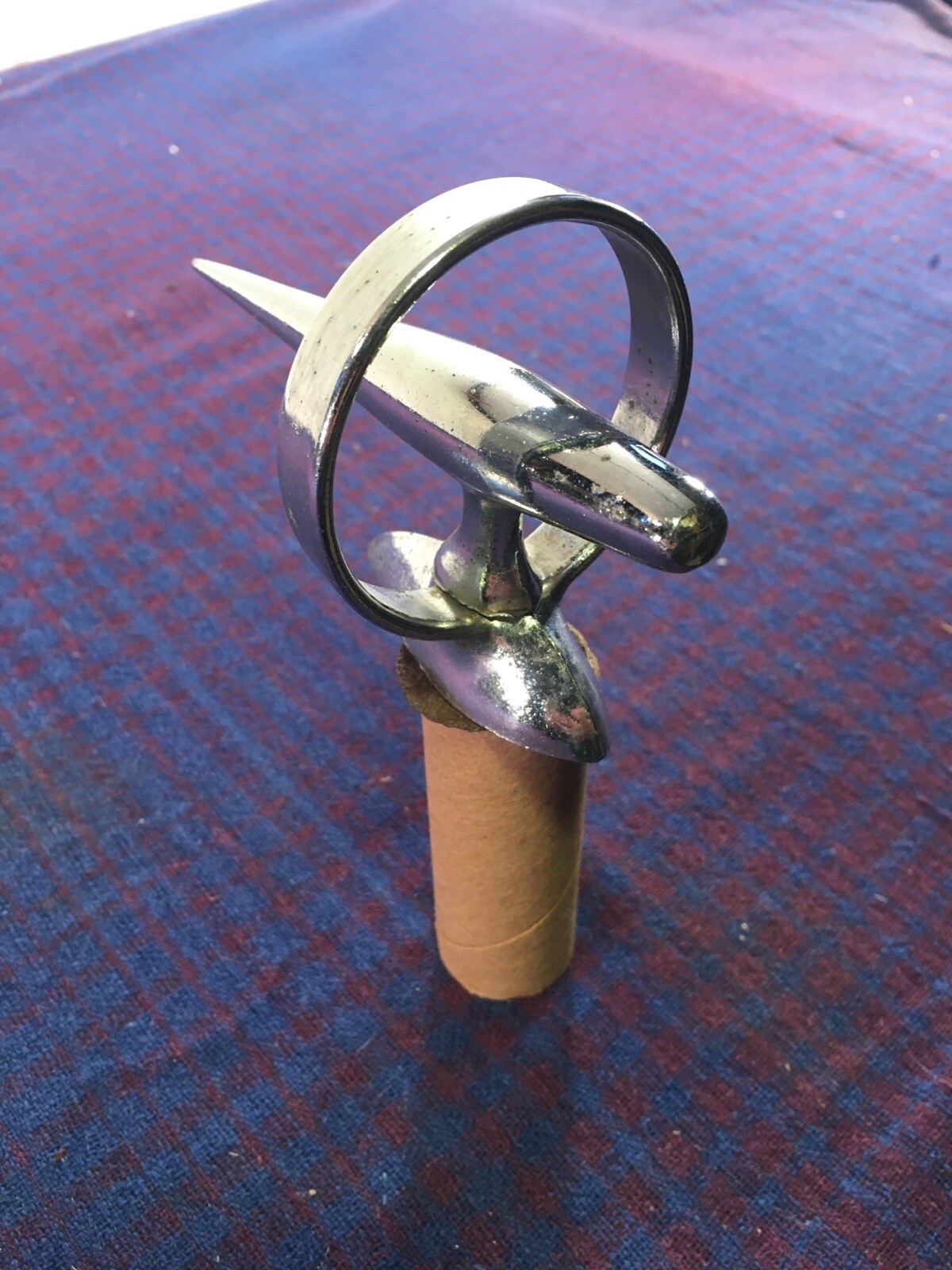 Vintage Buick bombsight gunsight hood ornament eBay