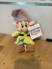 Disney Store DOPEY Bean Bag Plush w Tags Vintage Snow Whites Seven Dwarfs
