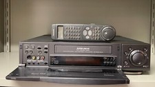PANASONIC NV-HS950 VIDEOREGISTRATORE PROFES SUPER VHS 7 TESTINE CON TELECOMANDO