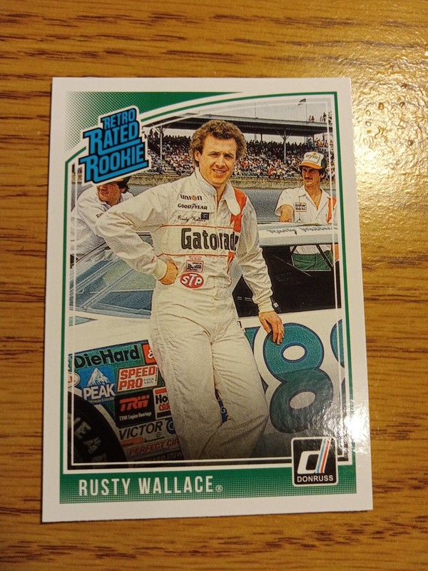 2019 Donruss Retro Rated Rookie Rusty Wallace #24