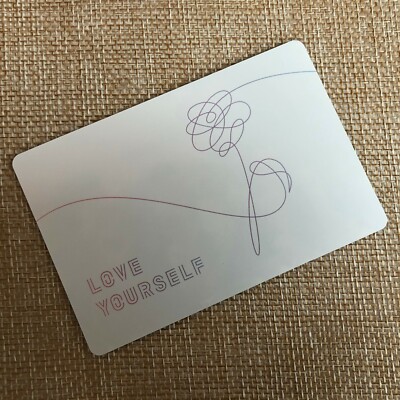 BTS LY special photocardスペシャルトレカ BTS GROUP [Love Yourself Tear] Official Lenticular Special