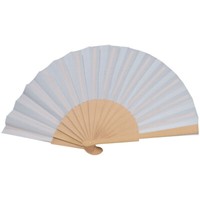 Aufklappbarer PapierfäCher / HandfäCher / Farbe: Weiß