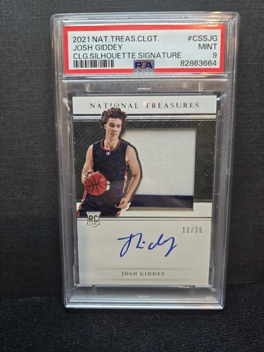 2021 Panini National Treasures Collegiate Josh Giddey RPA Rookie Patch Auto /35