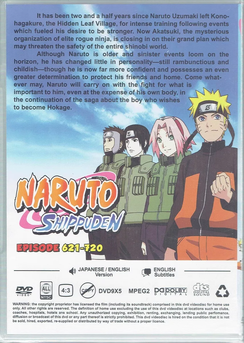 Dvd box Naruto Shippuden - Primeira Temporada - Box 2 (5 DVDs) em