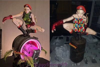 Slap Studio ZZDD KING FIGHTERS SNK 1/4 Cast Off Cammy White EX Resin LED Statue