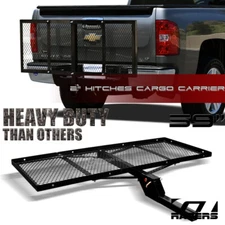 Black Mesh Foldable Trailer Hitch Luggage Cargo Carrier Rack Hauler Tray 59" G06