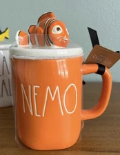 RAE DUNN PIXAR "NEMO” MUG WITH TOPPER- NWT