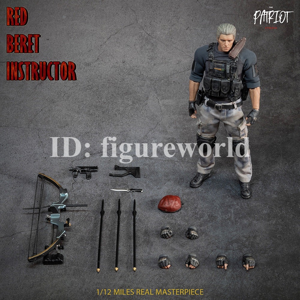 In Stock Patriot Studio 1/12 Resident Zombie Evil Crisis