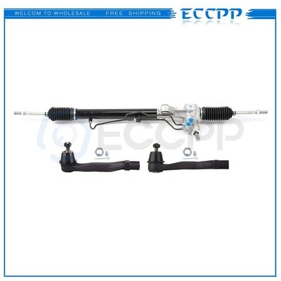 ECCPP 3PCS Power Steering Rack And Pinion Assembly+Outer Tie Rods For Honda CR-V