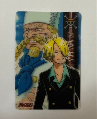 Sanji Zeff No.228 Pirate King Gummy One Piece JP Vintage BANDAI Trading Card