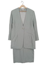 KLAUS THIERSCHMIDT Strick Twin Set Damen Twin Set Gr. DE 38 hellgrau