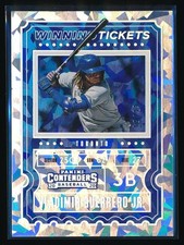 Vladimir Guerrero Jr. 2020 Panini Contenders Winning Tickets Cracked Ice 19/23