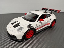 Custom - 136 Porsche 911 Gt3 Rs Model Racing Diecasts Metal Toy White Red